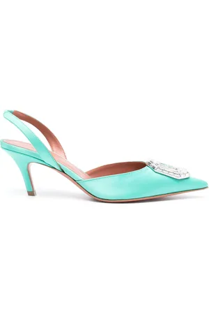 Amina Muaddi Camelia slingback pumps