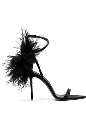 LE SILLA Rose sandalen met verendetail