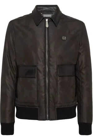 Philipp Plein Bomberjack met klassieke kraag