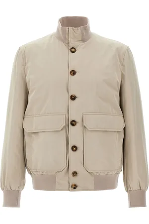 Brunello Cucinelli Waterafstotend bomberjack