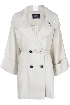 LORENA ANTONIAZZI Trenchcoat met dubbele rij knopen