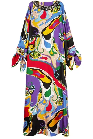 Puccini Zijden tuniek met Orchidee