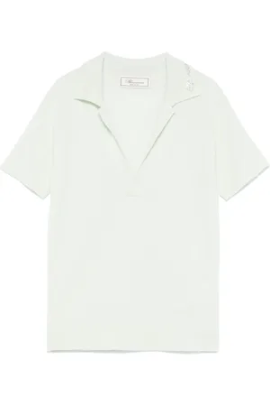 BLUMARINE Polotop met logopatch