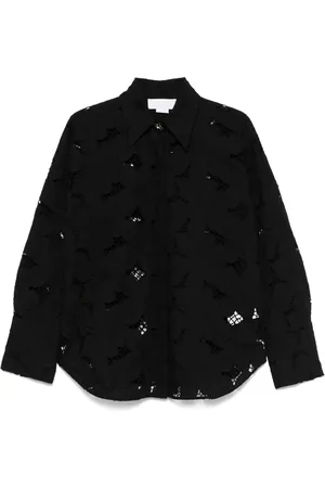 GENNY Blouse met geborduurde bloemen