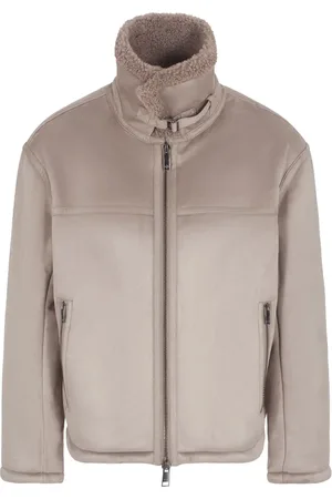 Armani Exchange Jack met lammy kraag