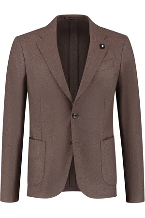LARDINI Blazer met broche