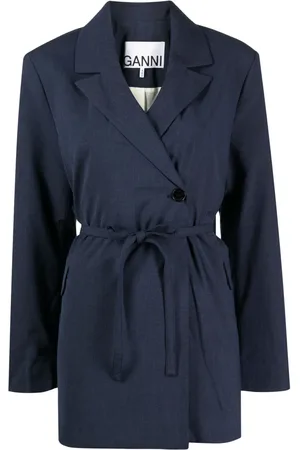 Ganni Jack met gestrikte taille