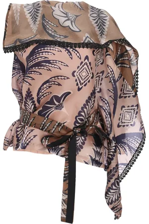 BIYAN Organza blouse met print