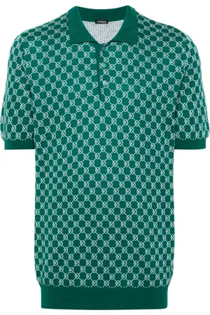 Kiton Gebreid poloshirt met monogram