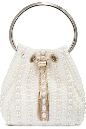 Jimmy Choo Bon Bon satijnen bucket