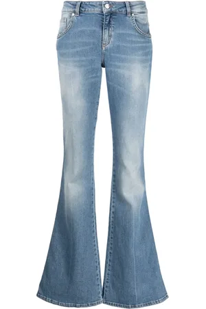 BLUMARINE Low waist bootcut jeans