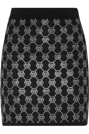Philipp Plein Plooirok met monogram