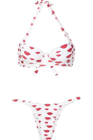 AMIR SLAMA Bikini met logoprint