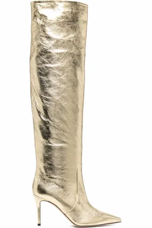 Scarosso Knielaarzen met metallic