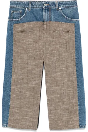 Stella McCartney Tweed denim midi