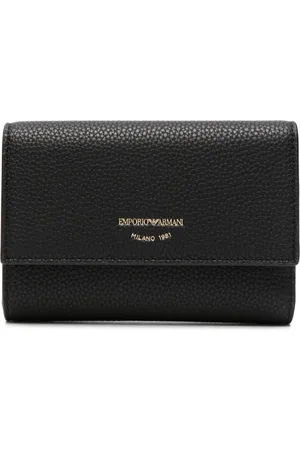 Emporio Armani Portemonnee met logoplakkaat