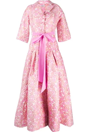 Baruni Loretta avondjurk met bloemenprint