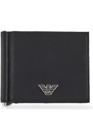 Emporio Armani Portemonnee met logoplakkaat