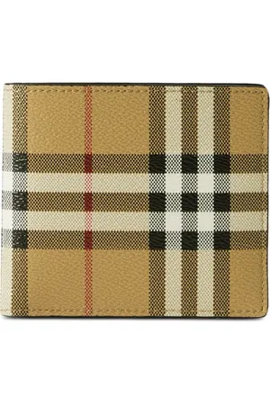 Burberry Vintage check leren portemonnee