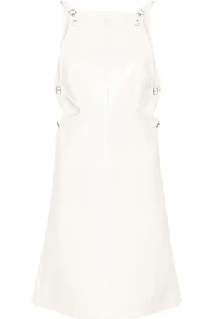 Courrèges Slash Buckle mouwloze mini