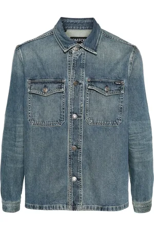 Tom Ford Denim jack met knopen