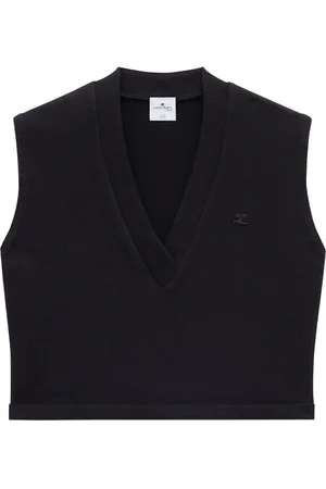 Courrèges Varsity spencer met logo