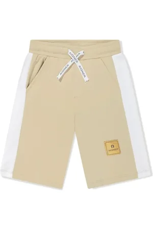 Aigner Trainingsshorts met logoplakkaat