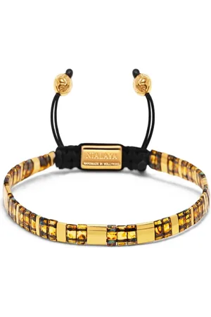 Nialaya Armband met kralen en marmer effect