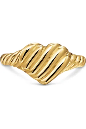 David Yurman 18k geelgouden hartvormige ring