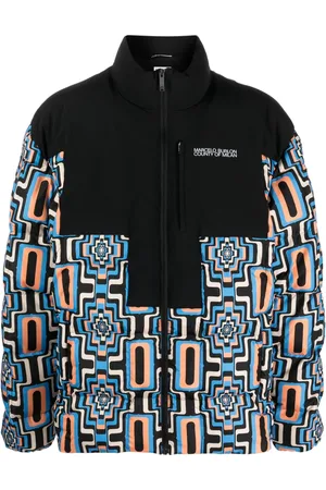 MARCELO BURLON Donsjack met geometrische print