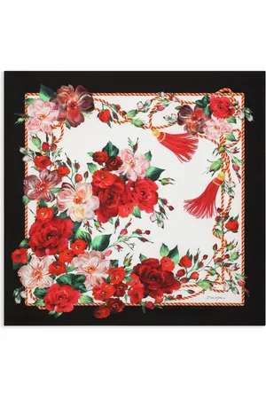 Dolce & Gabbana Sjaal met roosprint