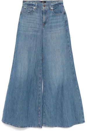 7 for all Mankind Willow jeans met wijde pijpen
