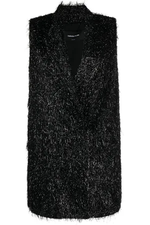 Fabiana Filippi Gilet met dubbele rij knopen