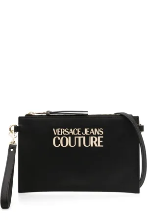 VERSACE Clutch met logoplakkaat