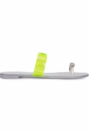 Giuseppe Zanotti Plexi sandalen met ring