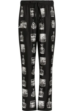Dolce & Gabbana Pyjamabroek met whiskeyprint
