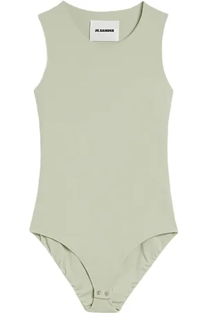 Jil Sander Mouwloze body met ronde hals
