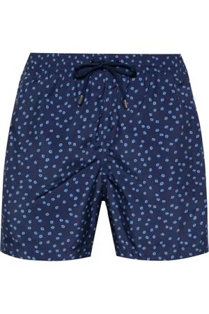 CANALI Zwembroek met bloemenprint