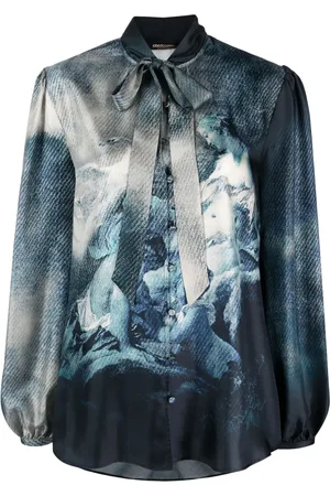 Roberto Cavalli Zijden blouse