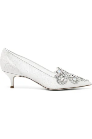 RENE CAOVILLA Veneziana pumps met kitten hak