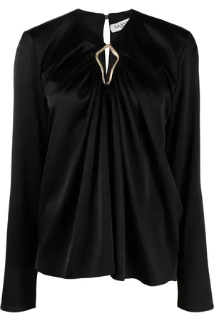 Lanvin Gedrapeerde blouse
