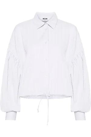 Msgm Blouse met trekkoord afwerking