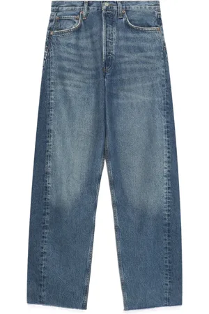 AGOLDE Mid waist jeans van katoenblend