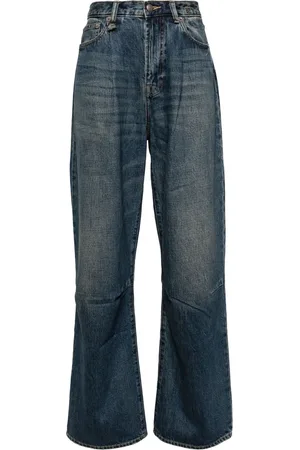 R13 Wayne jeans met wijde pijpen