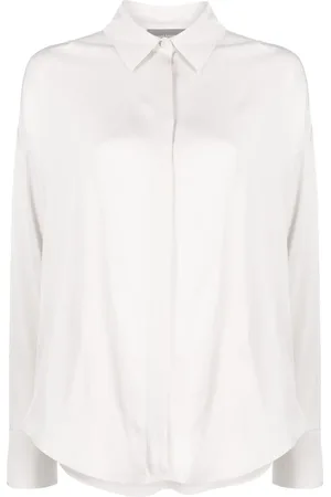 LORENA ANTONIAZZI Blouse met verborgen sluiting