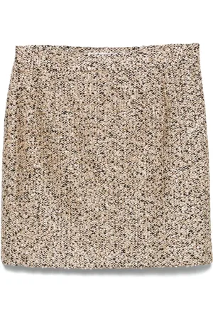Alessandra Rich Lurex tweed mini