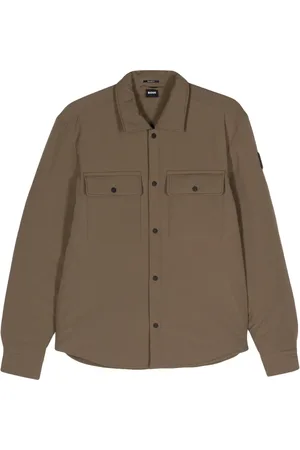 HUGO BOSS Gewatteerd jack met logo applicatie