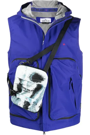 Stone Island Gilet met geborduurd logo