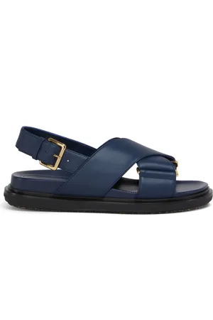 Marni Leren sandalen