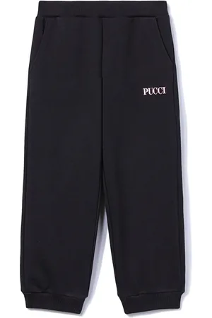 PUCCI Junior Katoenen joggingbroek met logoprint